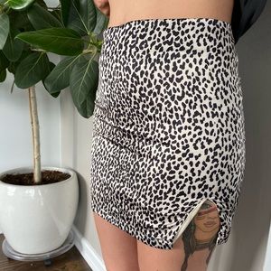 Prowler / Leopard Print Skirt from Adika NWT